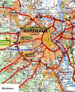 Bordeaux map